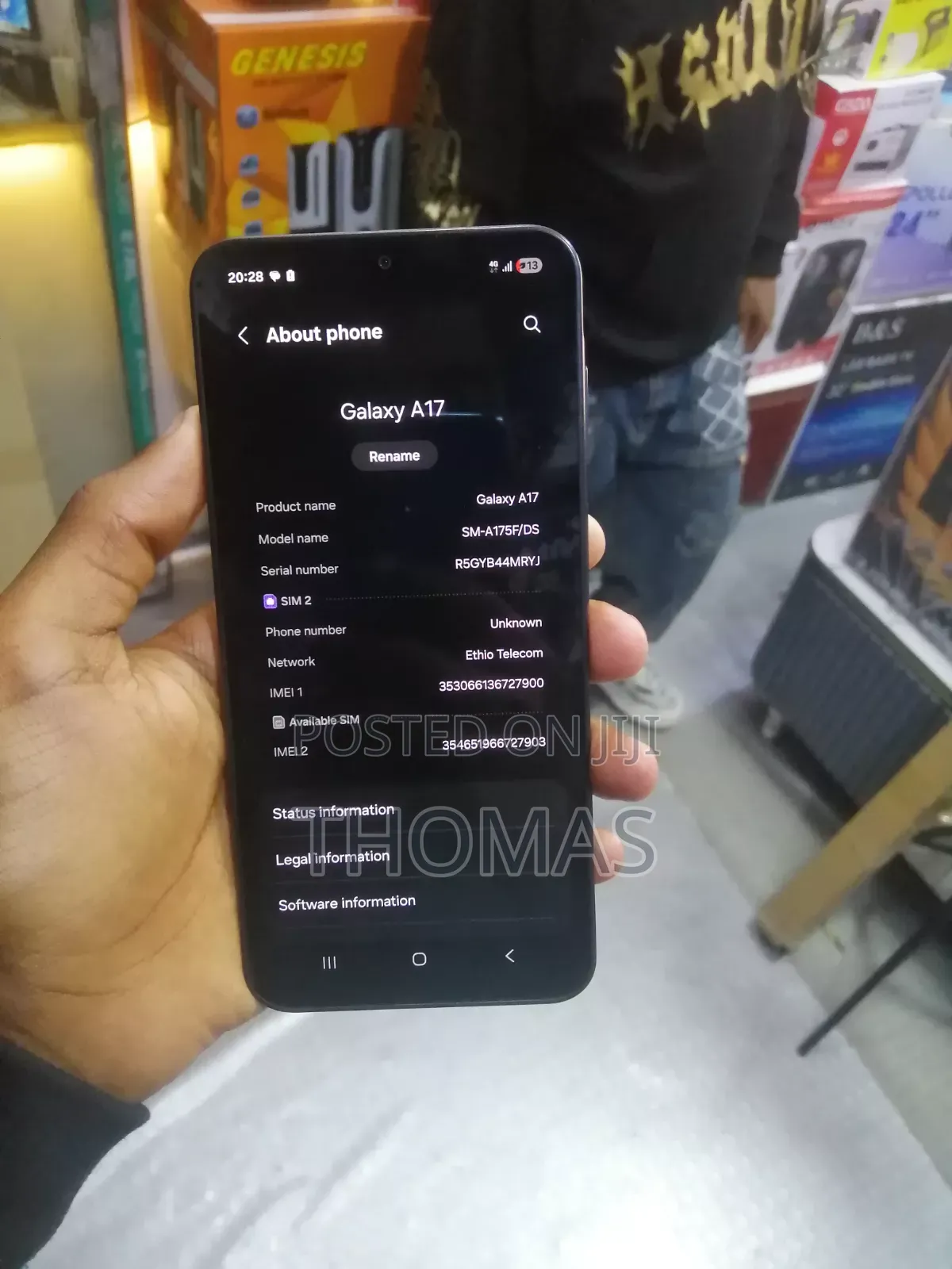 New Samsung Galaxy A17 128 GB Black