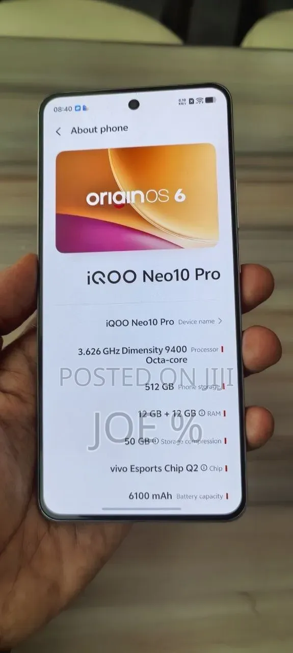 Vivo iQOO 10 Pro 512 GB Orange
