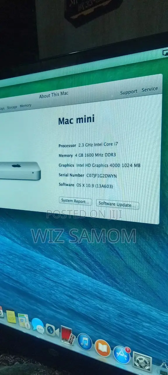 Desktop Computer Apple Mac Mini 4GB Intel Core i7 HDD+SSD 2T