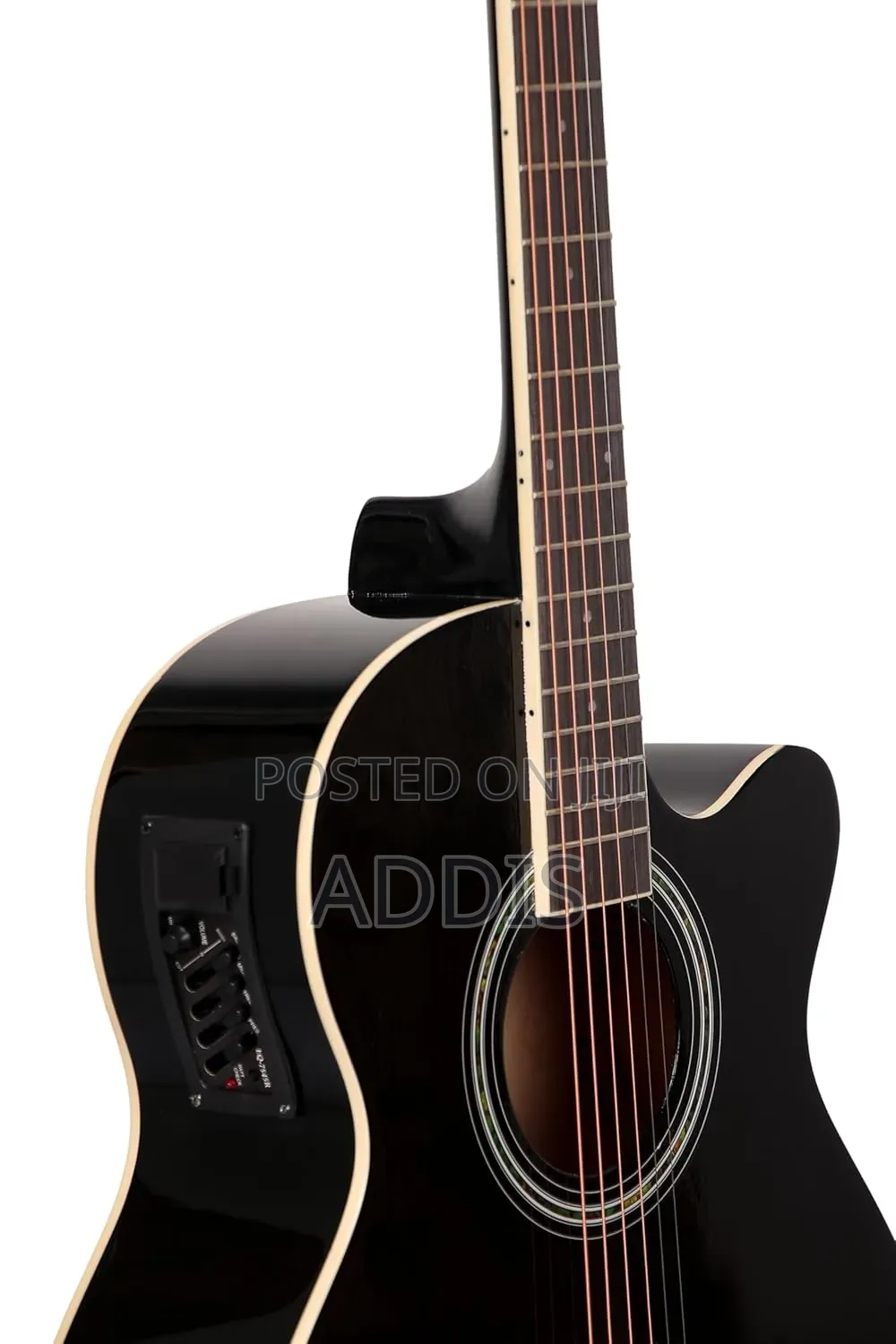 Siltron Acoustic Guitar Black