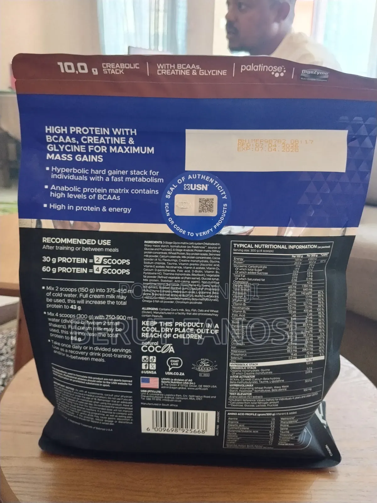 USN ,Hyperbolic Mass GH ,2 KG