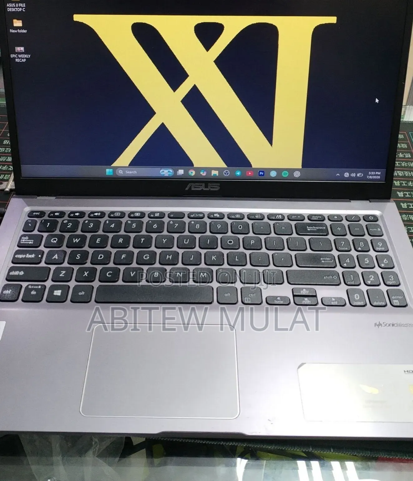 New Laptop Asus VivoBook 15 X505BA 8GB Intel Core i3 SSD 256GB