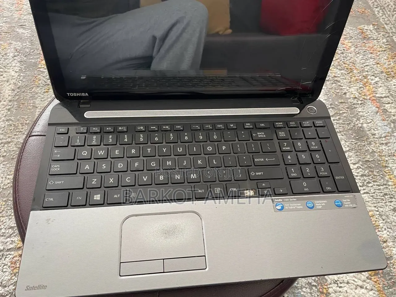 Laptop Toshiba Satellite C55 6GB AMD A6 HDD 512GB