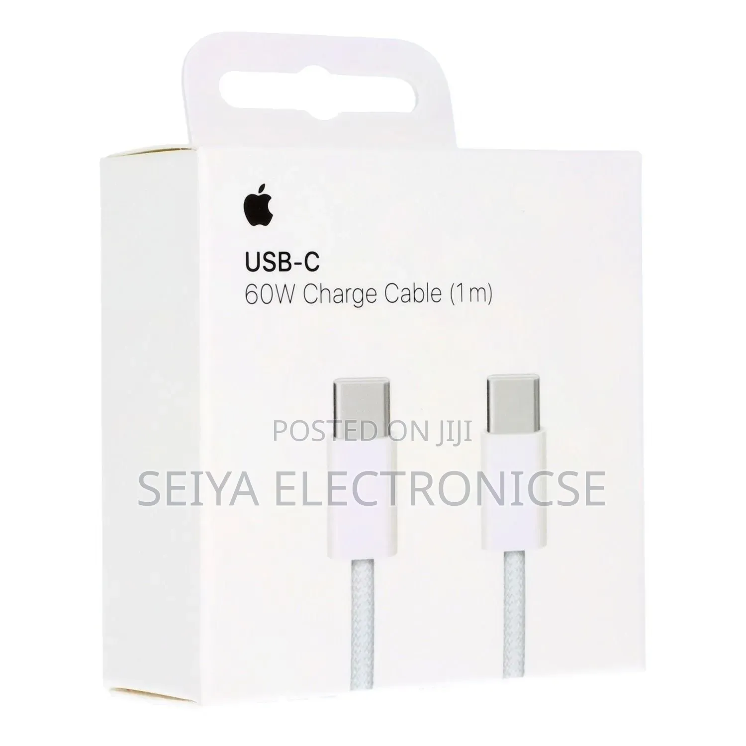 Apple 60W USB-C Charge Cable (1m) Featuring a Woven Braided Design