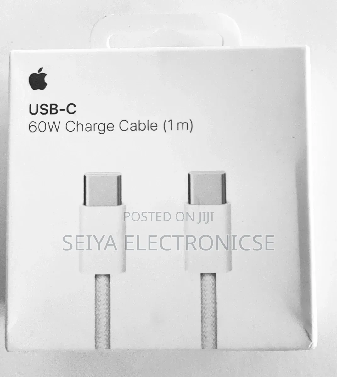 Apple 60W USB-C Charge Cable (1m) Featuring a Woven Braided Design