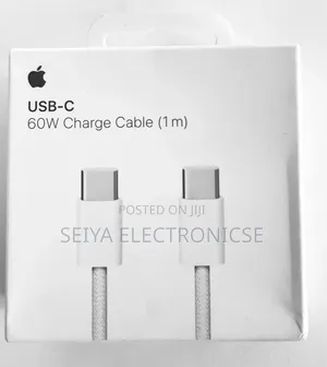 Apple 60W USB-C Charge Cable (1m) Featuring a Woven Braided Design