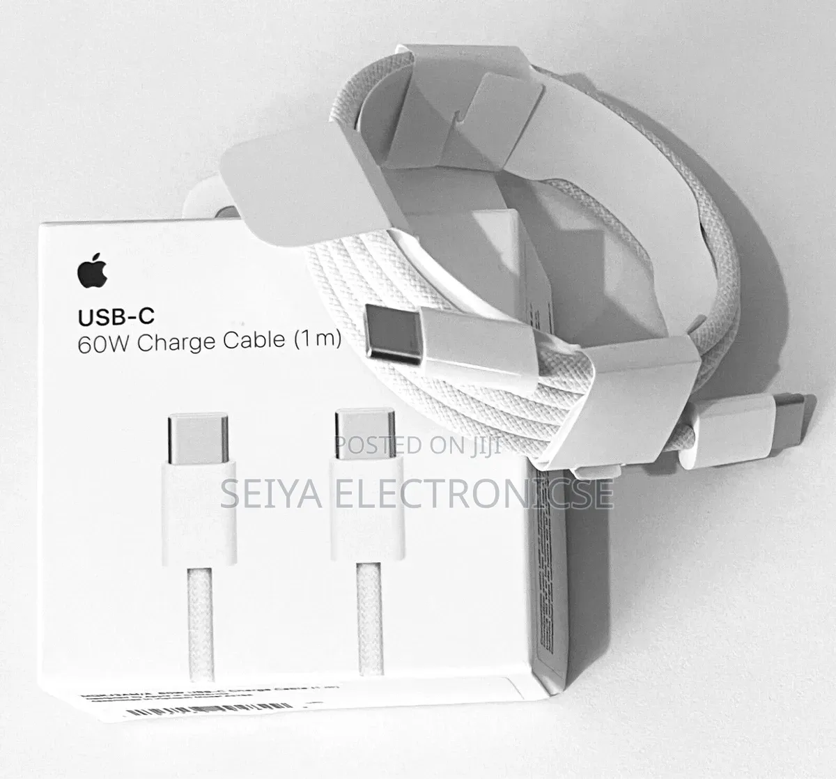 Apple 60W USB-C Charge Cable (1m) Featuring a Woven Braided Design