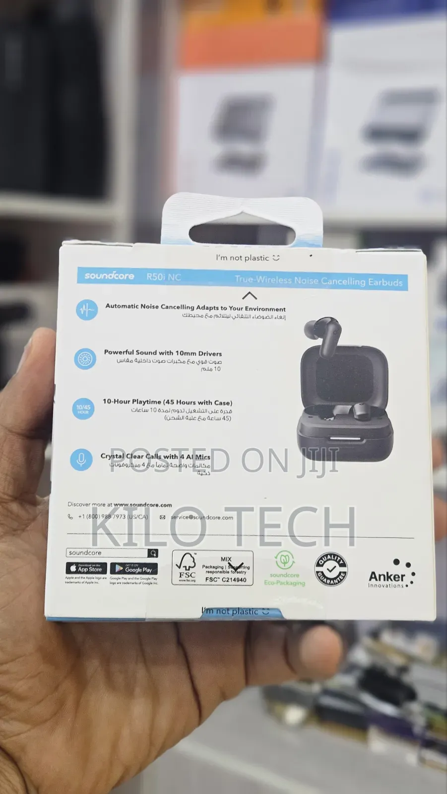 Original Anker Soundcore R50i NC Noise Cancelling Earbuds