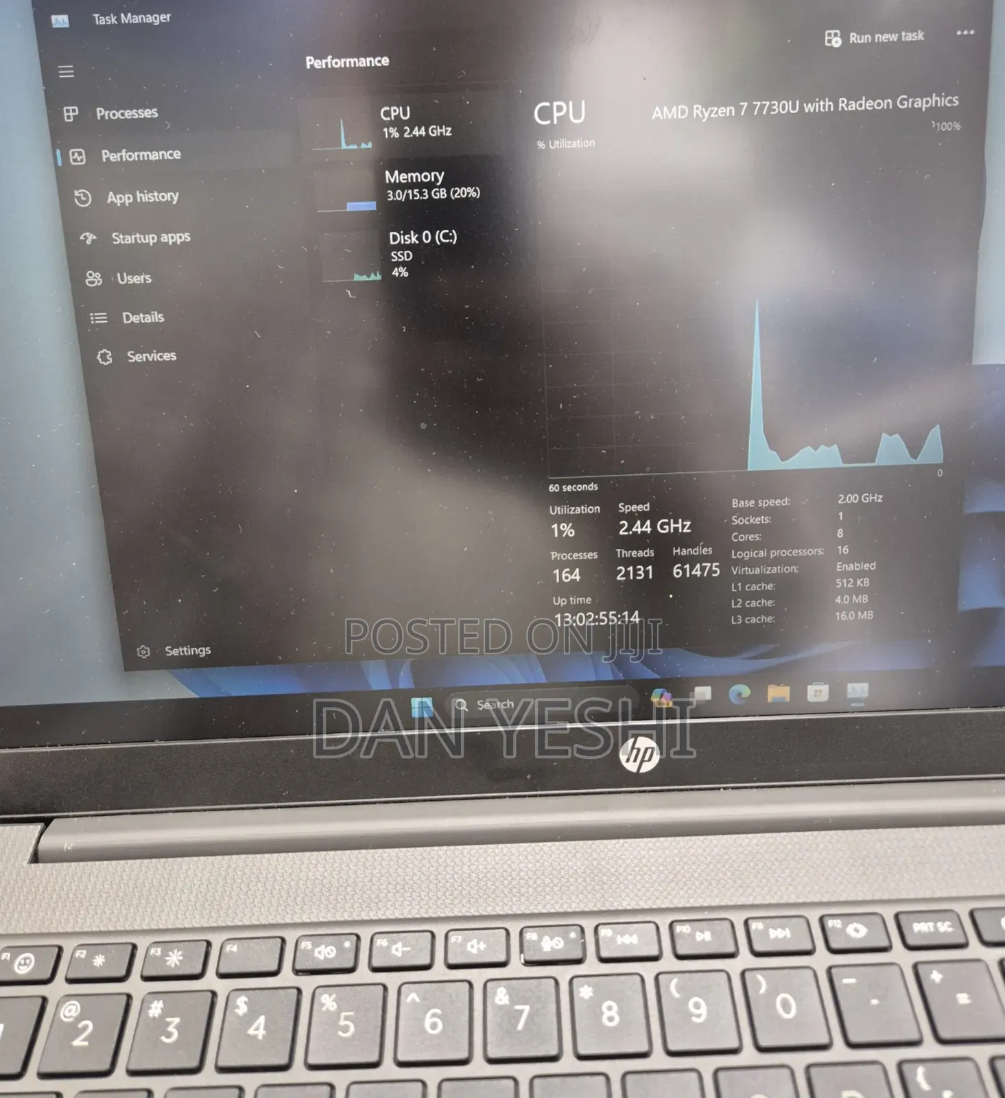 New Laptop HP Stream Notebook 16GB AMD Ryzen 7 SSD 512GB