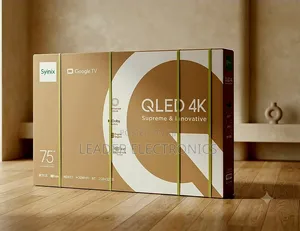 Syinix 75" Smart Google TV UHD QLED – Brilliant Colors, Giant Scree