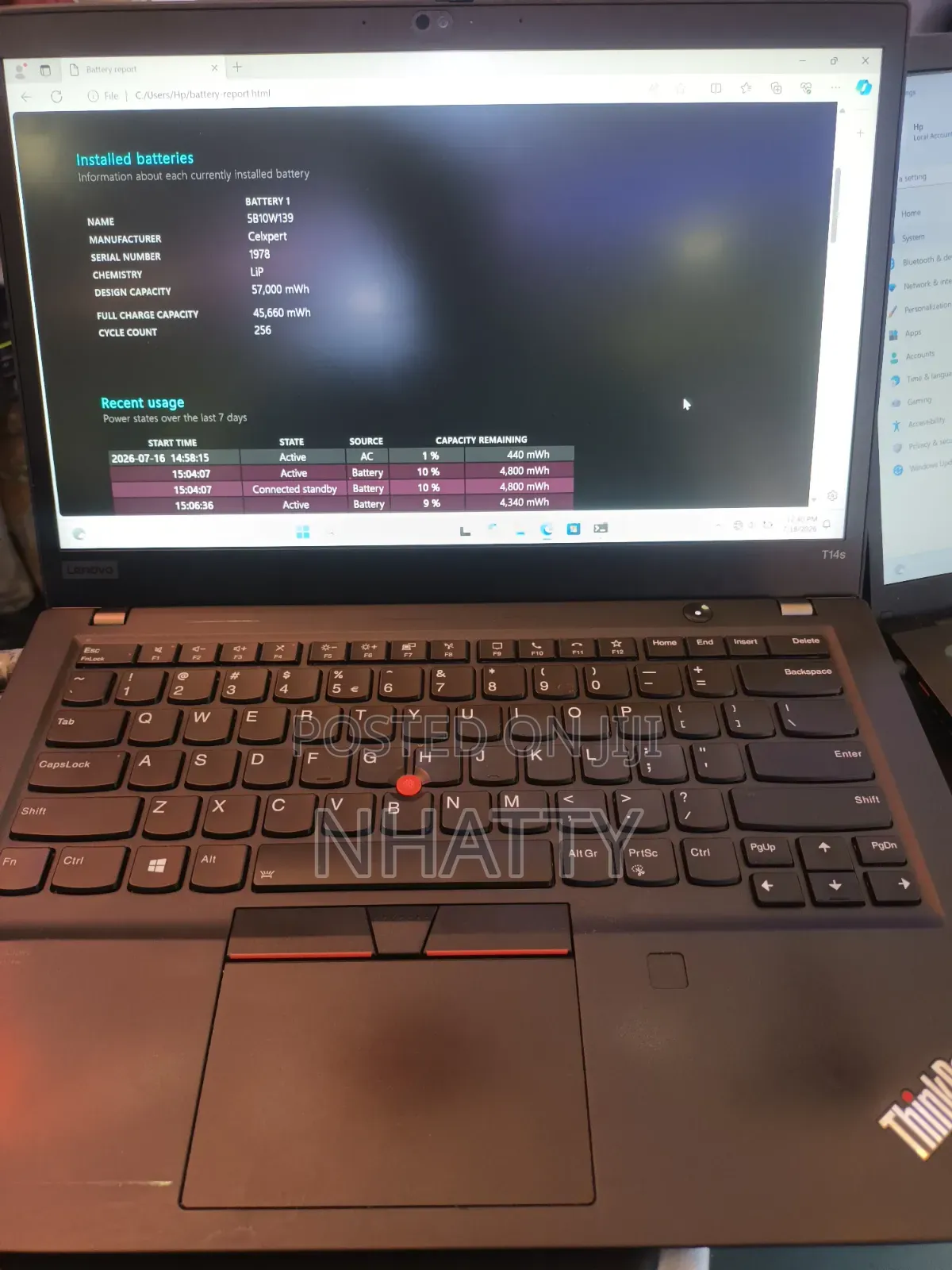 New Laptop Lenovo ThinkPad T14 32GB AMD Ryzen 7 SSD 512GB