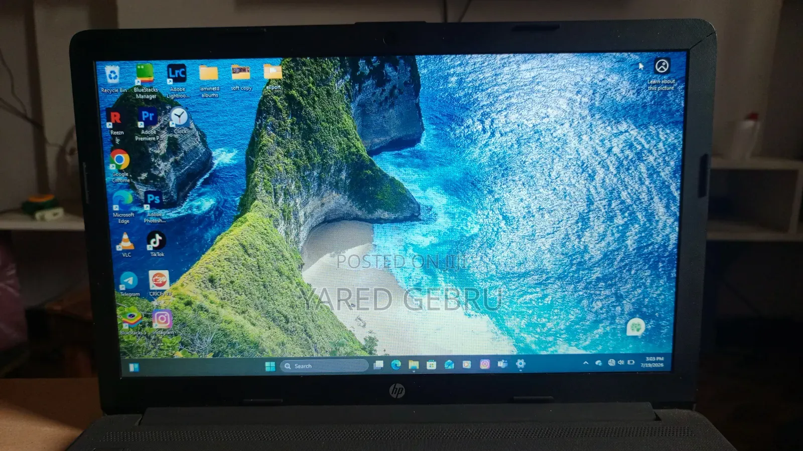 Laptop HP 250 G7 8GB Intel Core i7 HDD 1T