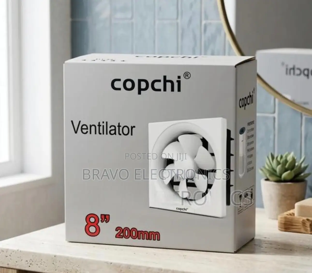  Copchi 8” Window Shutter Exhaust Fan | Powerful Ventilation Solution