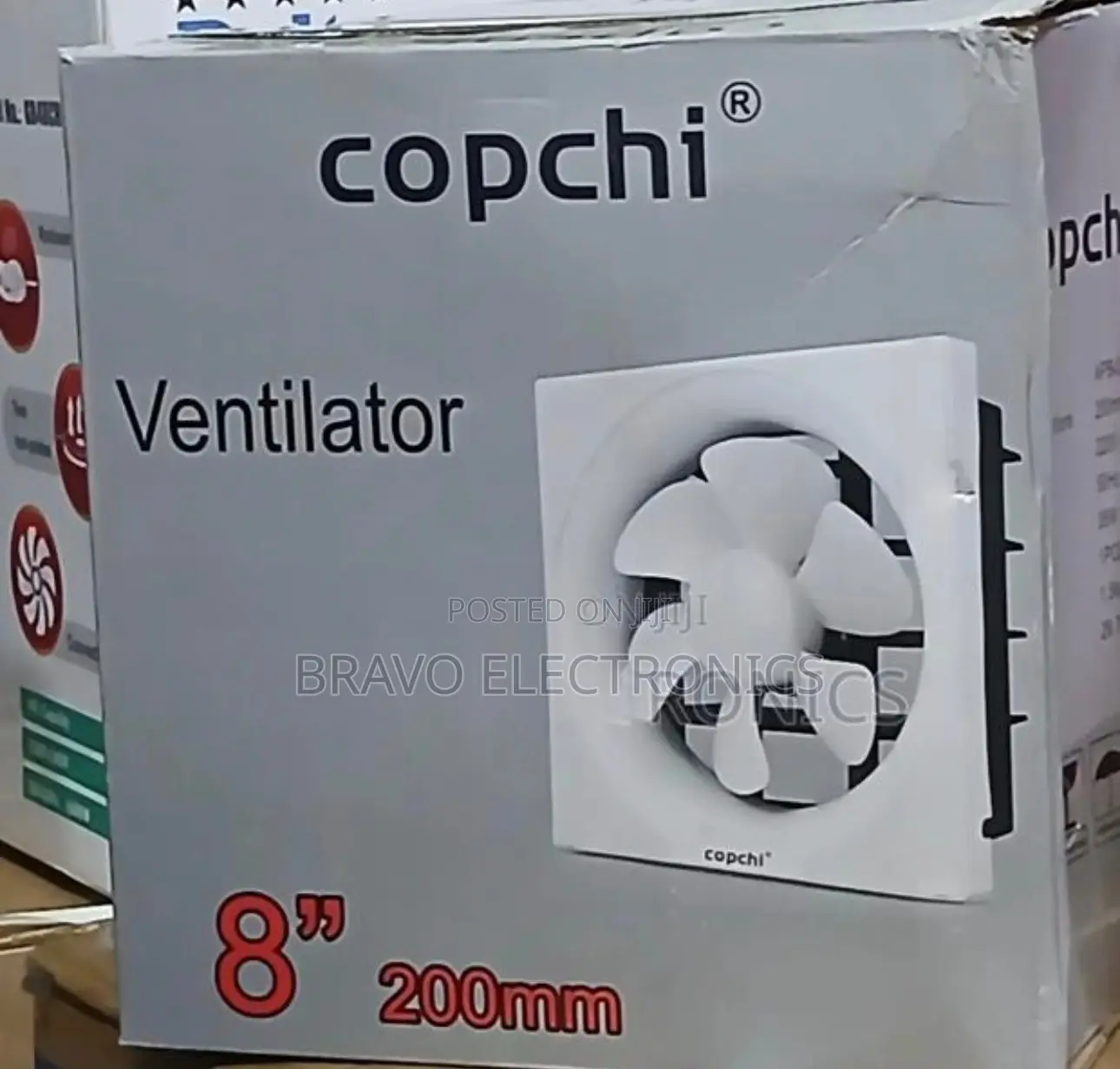  Copchi 8” Window Shutter Exhaust Fan | Powerful Ventilation Solution