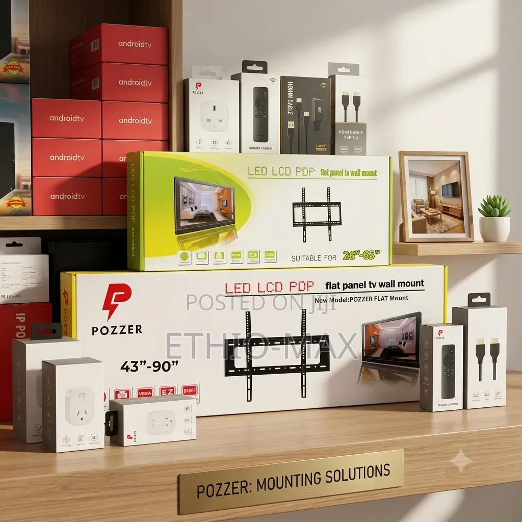 Pozzer Flat Panel TV Wall Mount Suitable 43 " 90 Inch