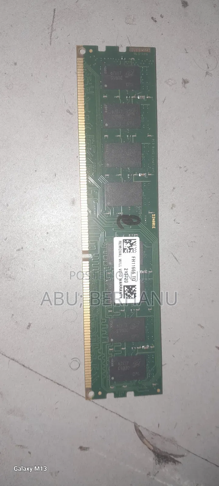 RAM( Random Access Memory )