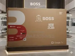 BOSS 75-Inch UHD Smart TV. Enjoy Stunning Picture Quality