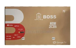 BOSS 75-Inch Smart UHD TV – Experience Bigger, Better Entertainment