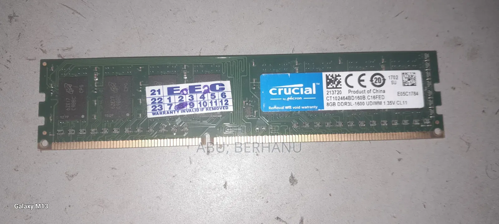 RAM( Random Access Memory )