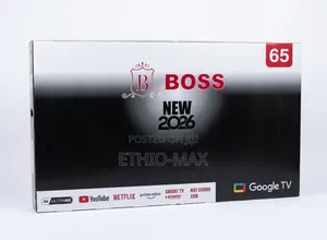 Boss TV 65" Smart Google TV QLED TV New Arrival 2026 ( Original