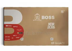 BOSS 75-Inch Frameless Smart UHD TV Turn Every Movie Night Into