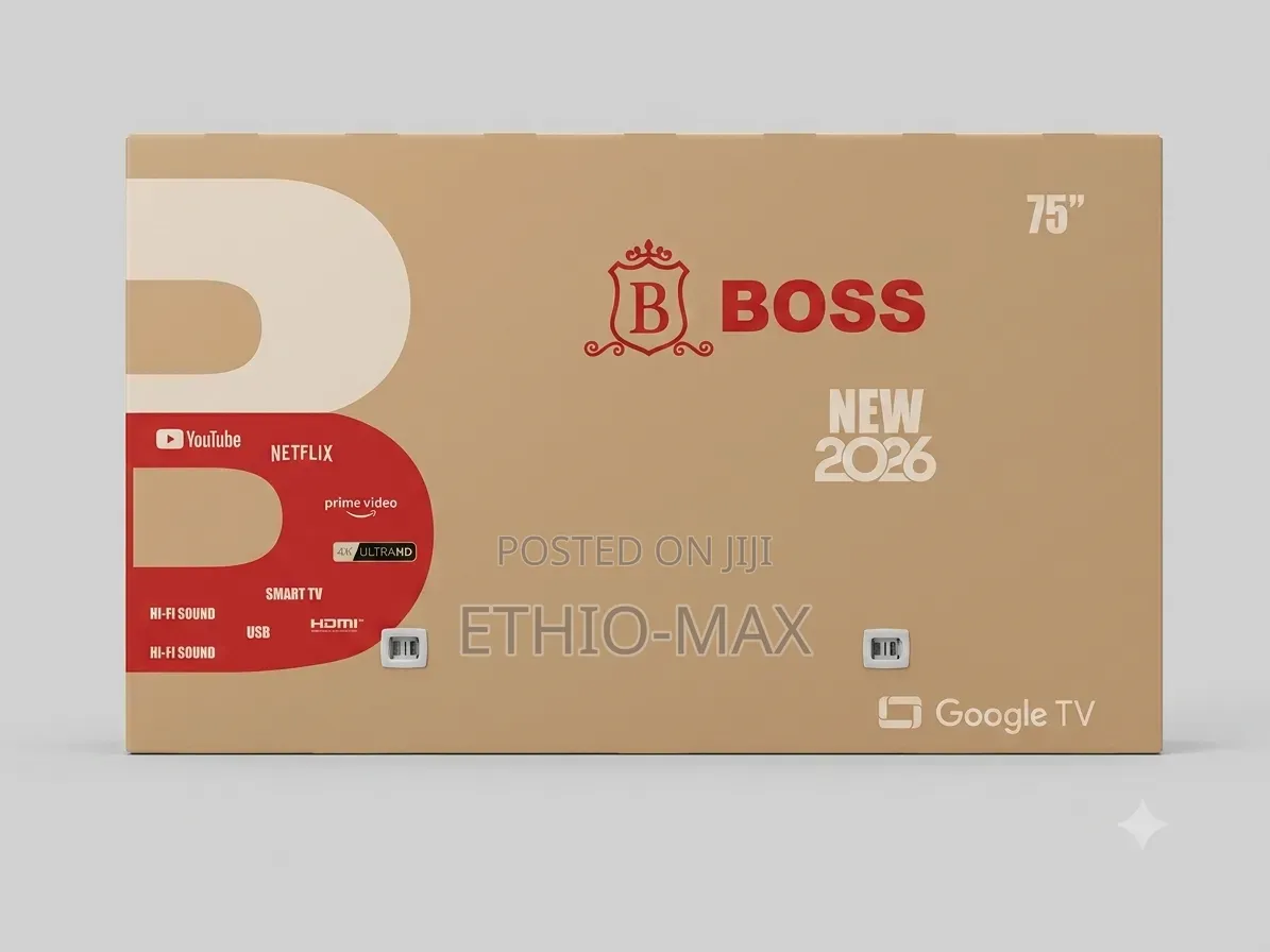 Boss 75" Smart Google TV 2026 – Frameless Style, Smart ( Original )