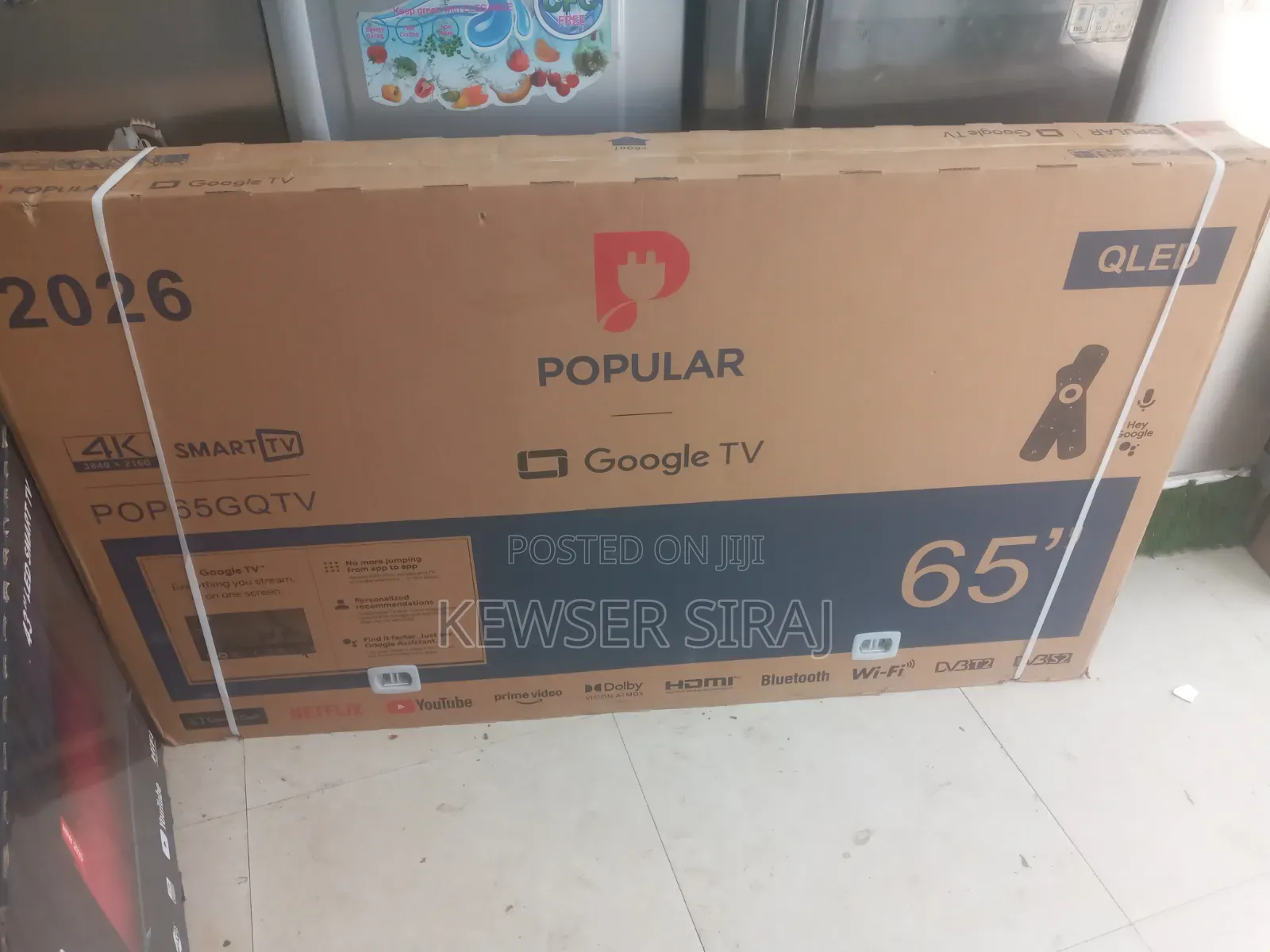 Popular 65inch TV Qled TV Smart Android