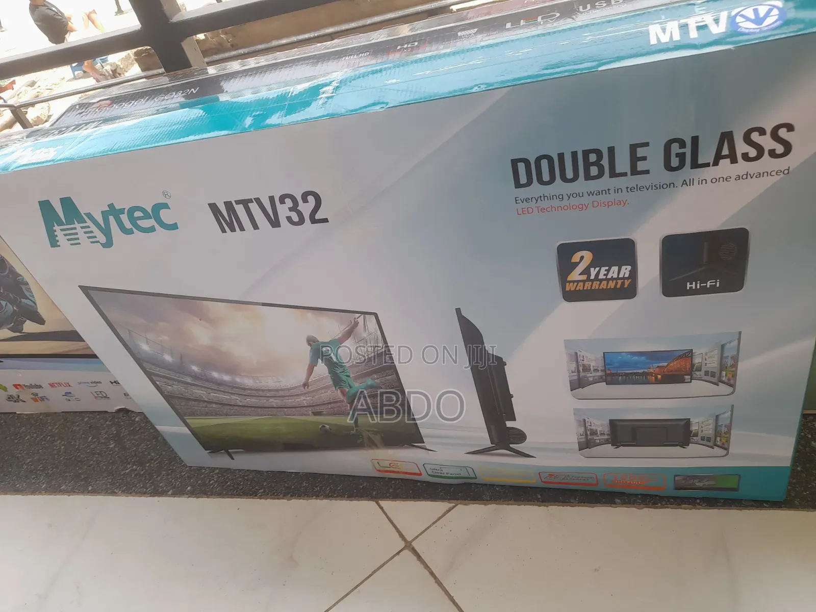 RONIX SMART LED TV 43 INCH Andraid Doubel Gelass 2026 Quality Hifi