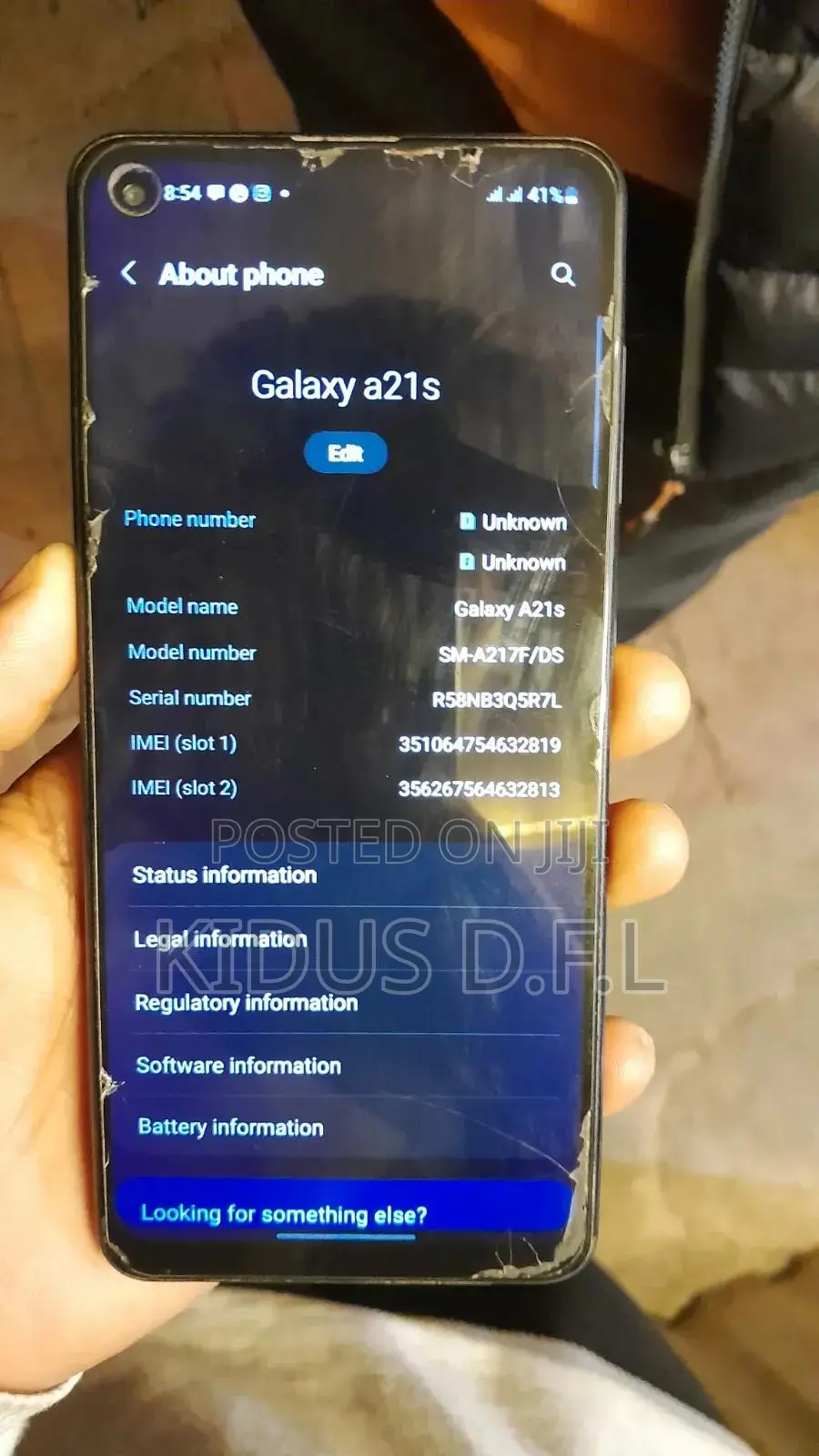 Samsung Galaxy A21s 64 GB Black