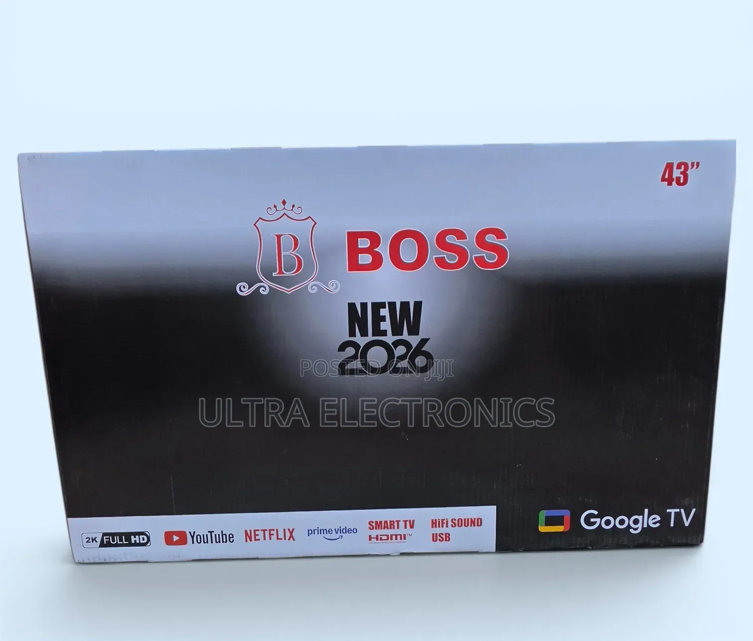 BOSS 43 Inch Smart TV. 43 Inch HD Smart Display