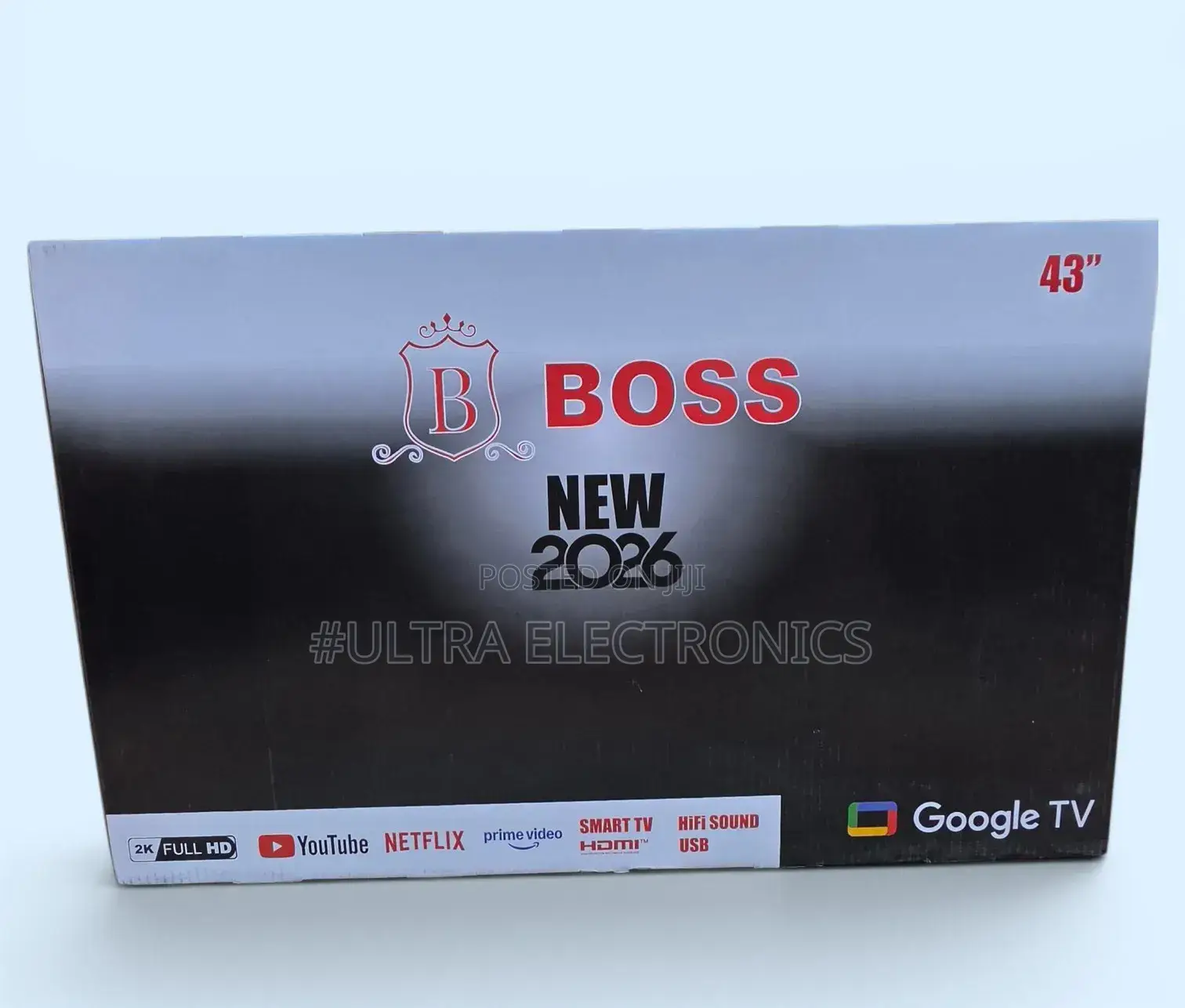 BOSS 43 Inch Smart TV. 43 Inch HD Smart Display