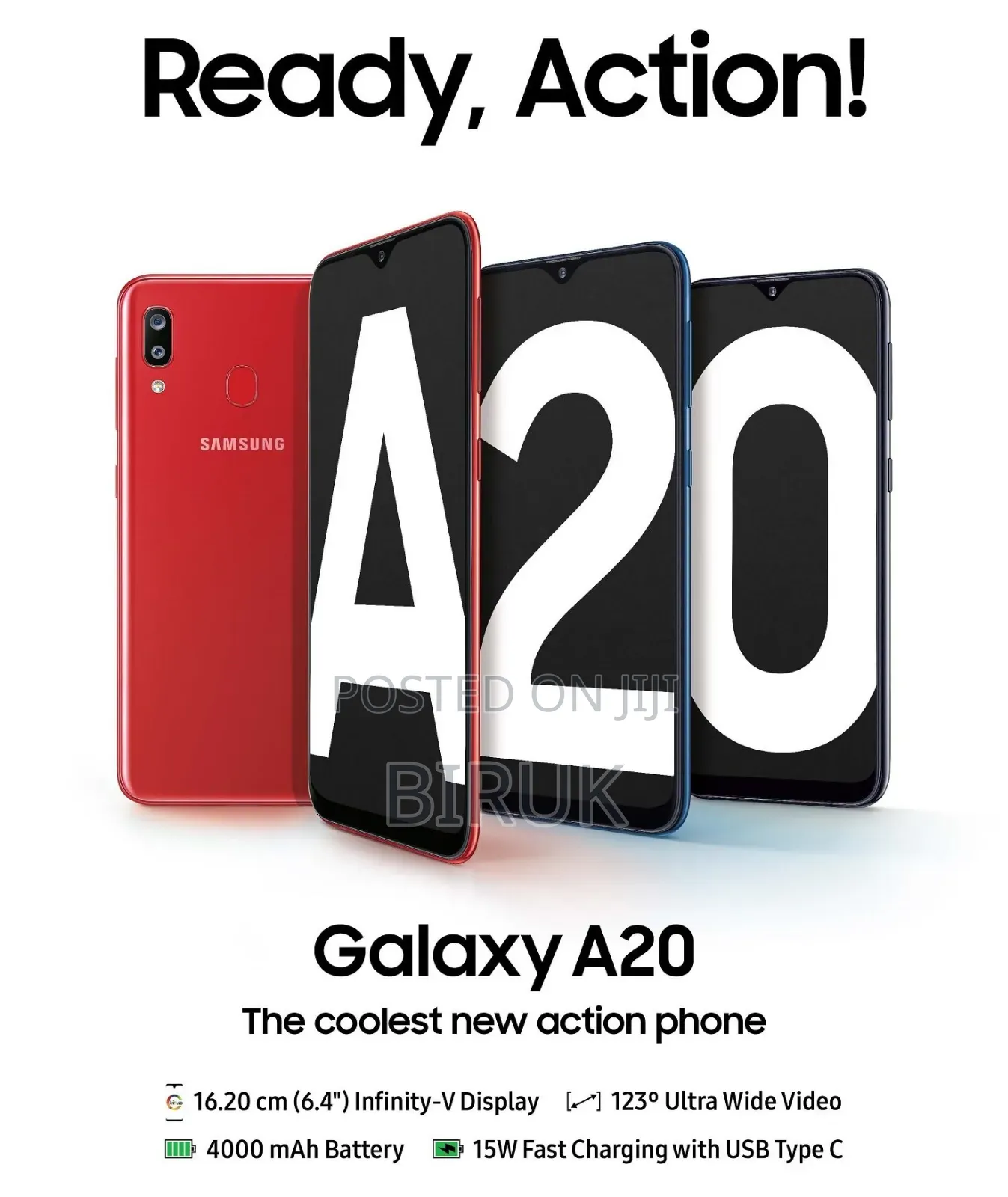 Samsung Galaxy A20s 32 GB Red