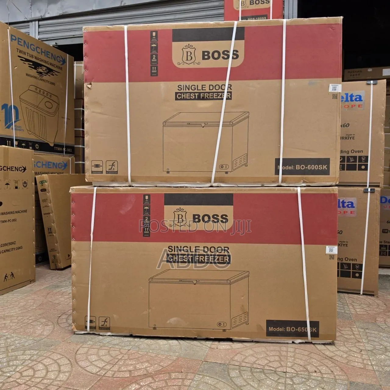Boss Chest Freezer Model Bo 650ssk Litr Quality Dip Fereg Bale 2 Ber