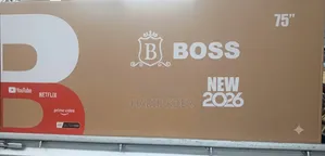 This Is a 75-Inch BOSS Brand TV From the "New 2026" Model Lineup. The