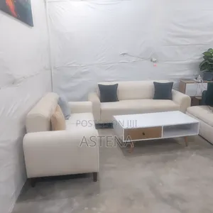ዘመናዊ ክሬም ቀለም የሳሎን ሶፋ ስብስብ