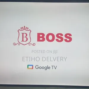 ￼ This Is a 75-Inch BOSS Brand Smart Google TV, Featuring UHD Res