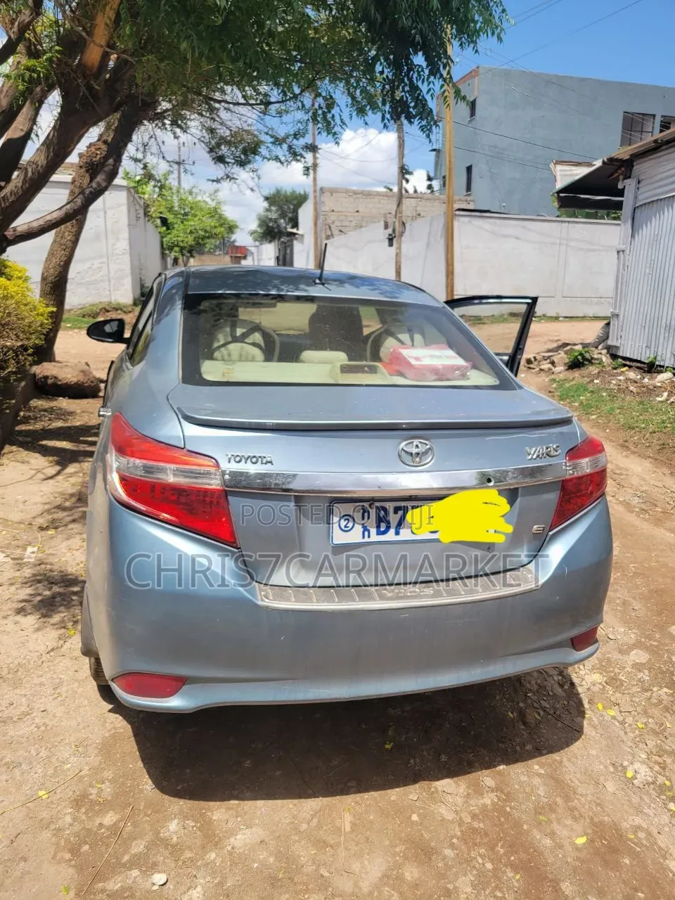 Toyota Yaris 2014 Blue