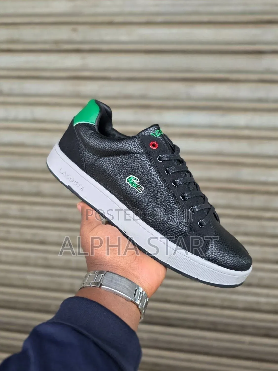 Lacoste Lather Flat High Master Quality Smooth Sneakers