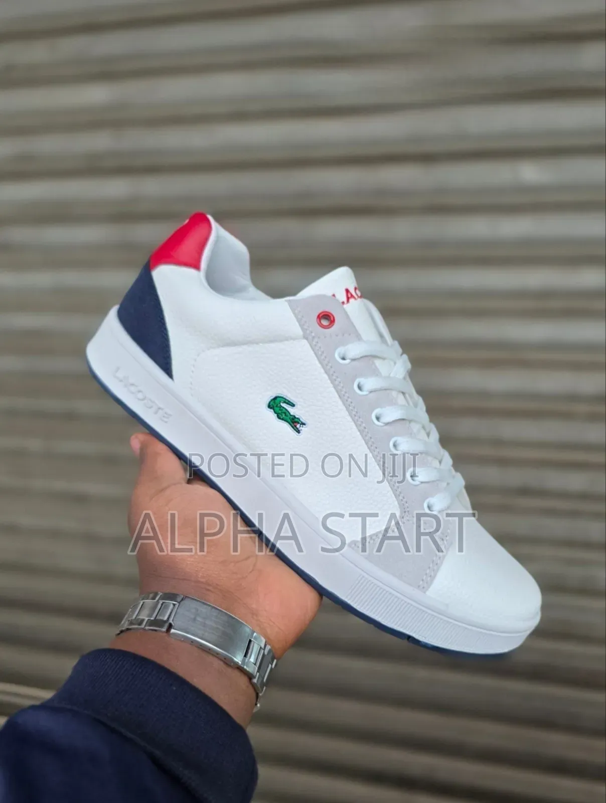Lacoste Lather Flat High Master Quality Smooth Sneakers
