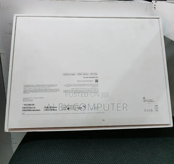 New Laptop Apple MacBook Air 2025 M4 16GB Apple M4 SSD 512GB