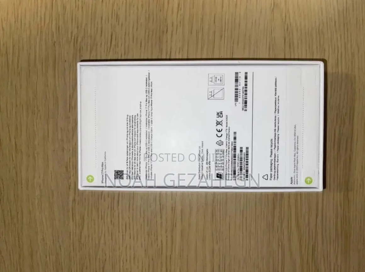 New Apple iPhone 17 Pro Max 1 TB Orange