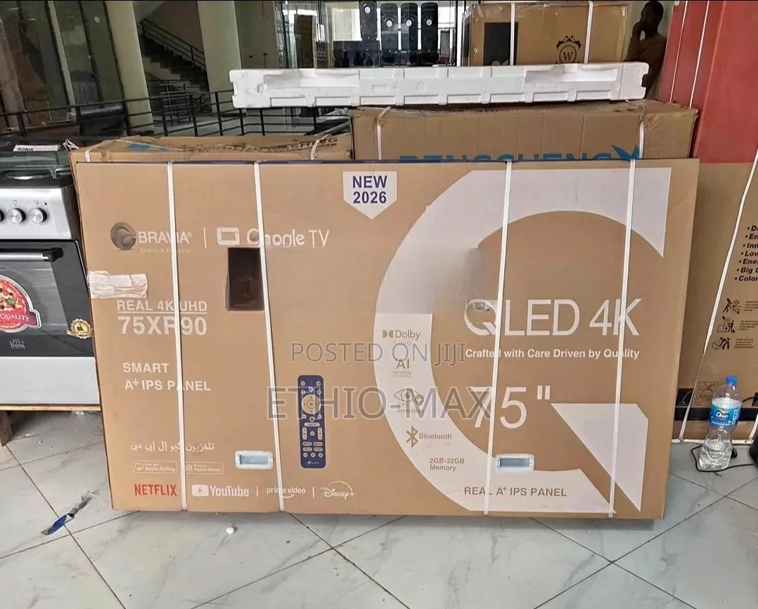 Bravia TV 75" Smart Google TV – Ultra HD QLED | New 2026 Model