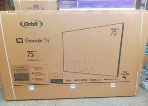 Orbit 75" Smart Google TV 2026 – Giant Screen, Brilliant QLED Colors
