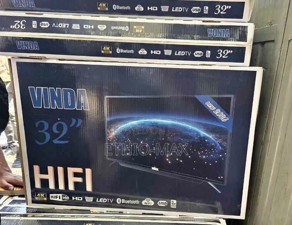 Vinda TV 32" LED TV Double Glass TV New Arrival