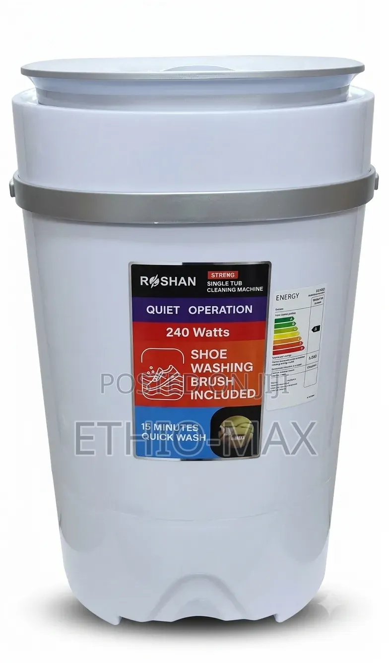Roshan Single Tub Cleaning Machine 4KG – Compact Efficient Washing