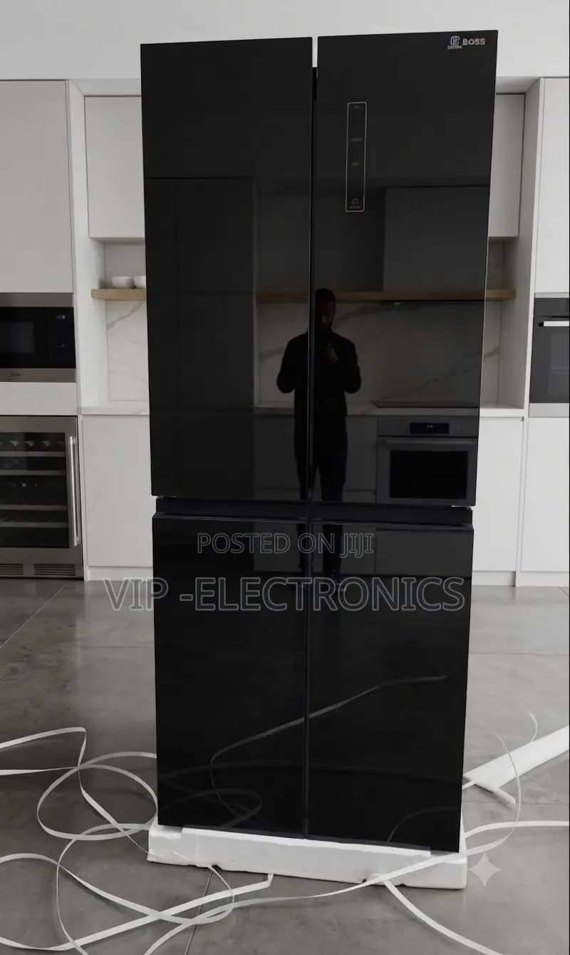 BOSS Refrigerator 750 Side-by-Side 4-Door Fridge Combines Premium