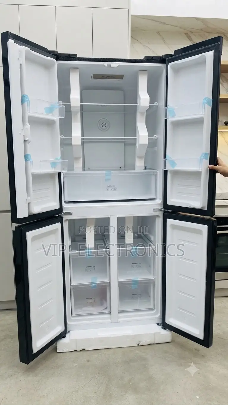 BOSS Refrigerator 750 Side-by-Side 4-Door Fridge Combines Premium