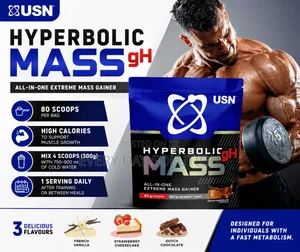 Original USN Hyperbolic Mass gH Weight Gainer 1kg