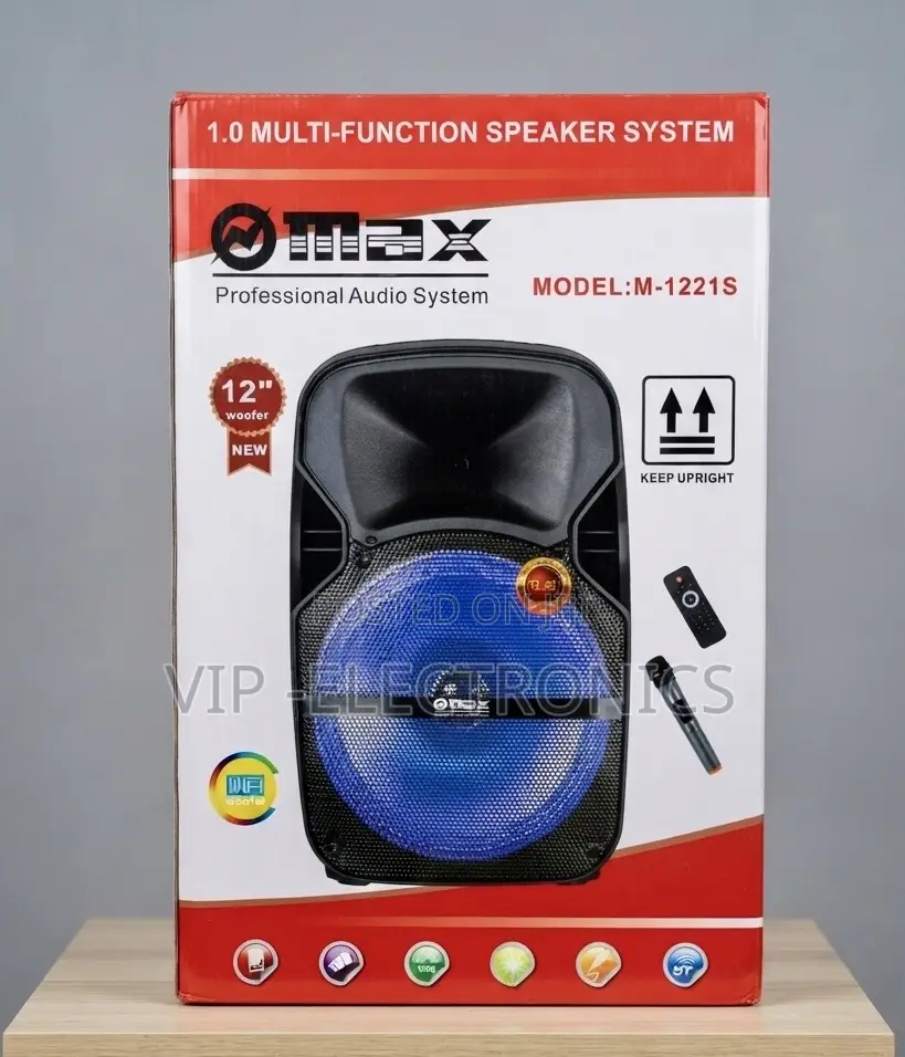 MAX Speaker Professional Audio System – 12” Multi-Function Speaker