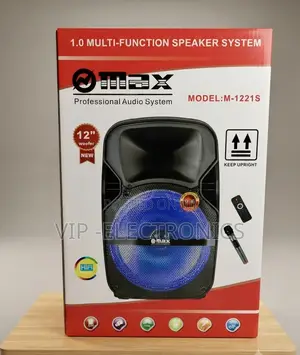 MAX Speaker Professional Audio System – 12” Multi-Function Speaker